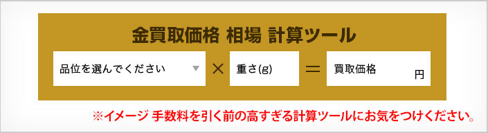 手数料を引く前の高すぎる計算ツールにお気をつけください